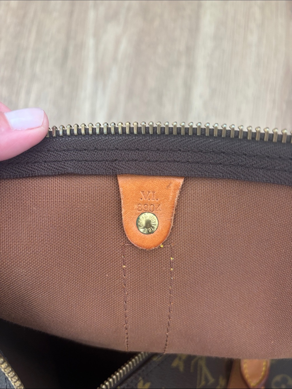 Louis Vuitton Monogram Canvas 60 Keepall with authenticity - Picture 10 of 14